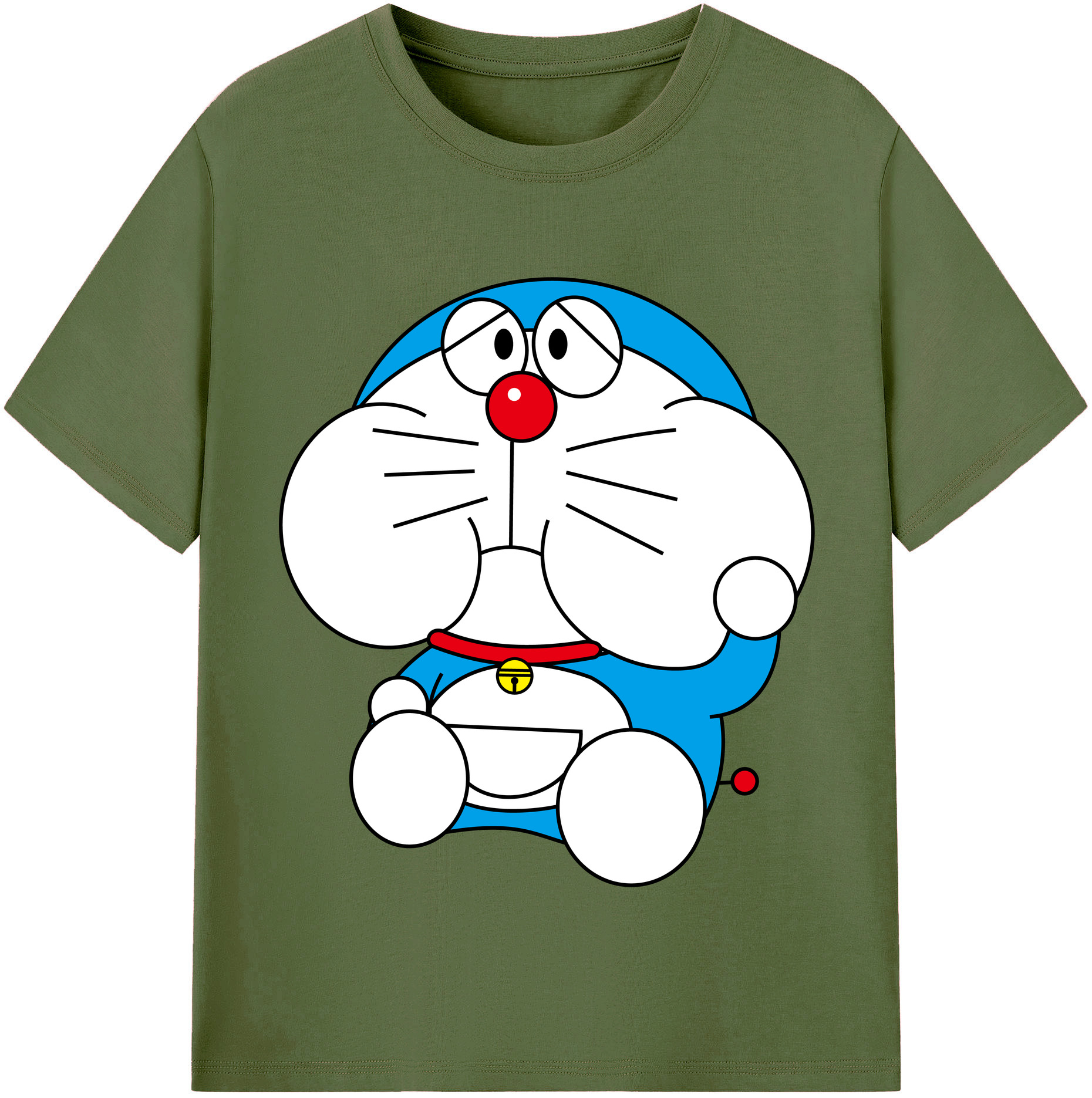 （画像用） ドラえもん Doraemon 綿100％半袖Tシャツ（フロントプリント）